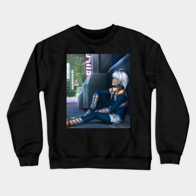 XS ~ chaos Crewneck Sweatshirt by Shaami